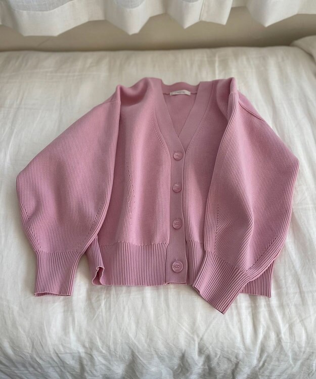 Feroux Ｖネック カーディガン ピンク系