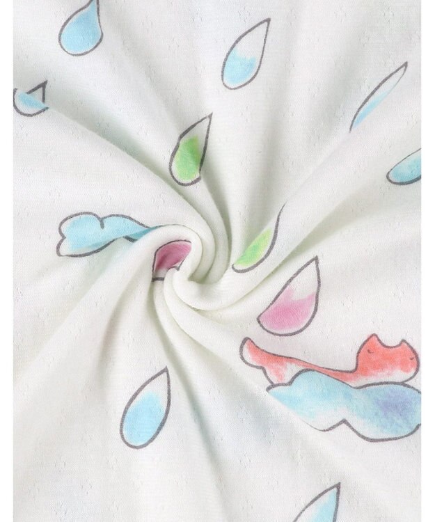 tsumori chisato SLEEP ツモリチサト パジャマ 長袖 長ズボン ルームウェア 綿混(本体) 接結天竺素材 ソフトな風合い 上下セット かぶりタイプ tsumori chisato SLEEP UDX555 /ワコール アイボリー