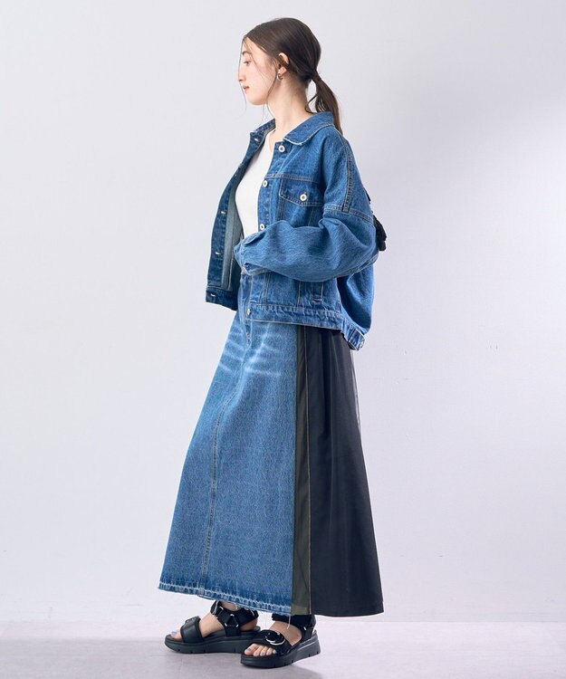 YECCA VECCA フリンジデニムジャケット Indigo