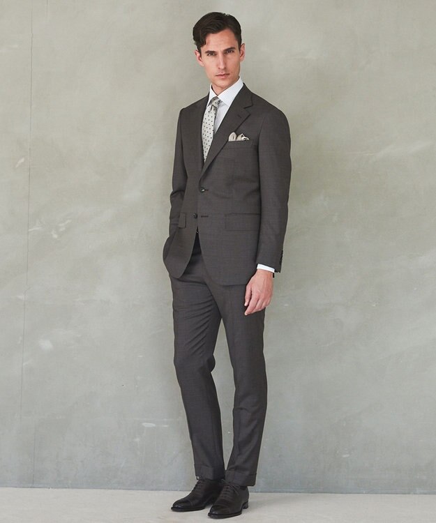 GOTAIRIKU 【日本製】シルク100% ポケットチーフ_25年春夏限定色 グレー系4