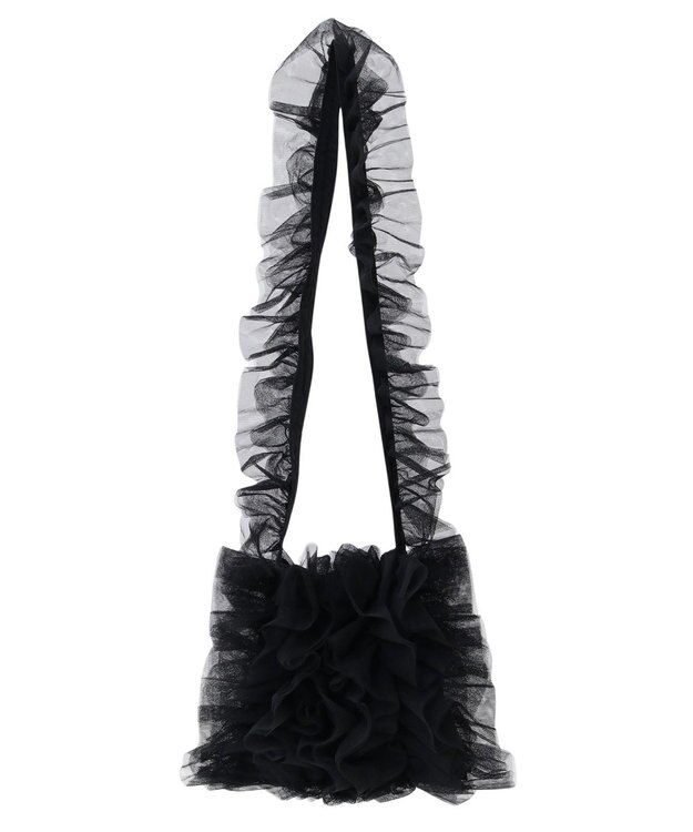 Green Parks ・ＱＵＯＮ　チュールフリルミニショルダー