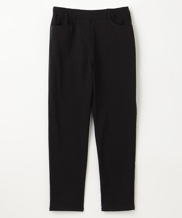 ANY 【ストレッチ/ガードル効果/裏起毛/ウエストゴム】大人の7daysウォームタッチパンツ ブラック