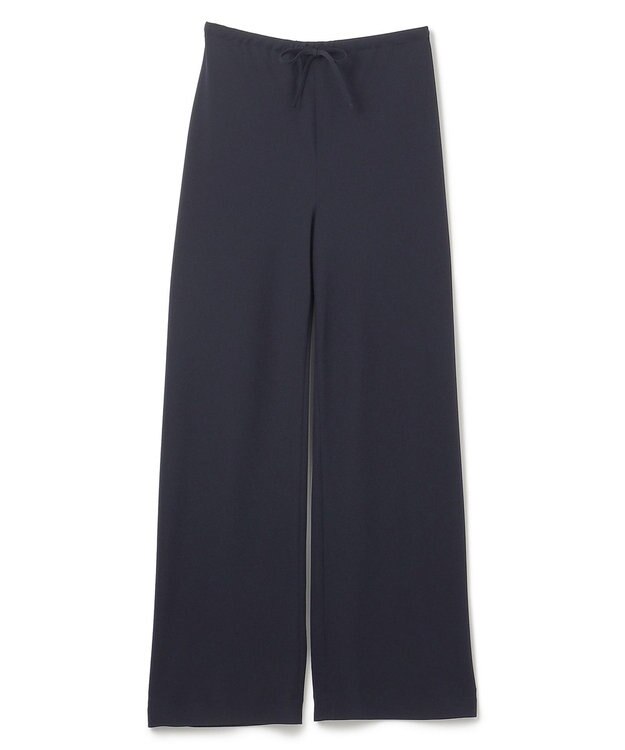 BEIGE， FLEUR / ドレープ イージーワイドパンツ Navy