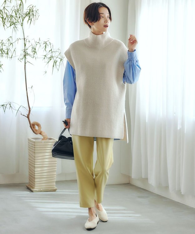 UNFILO ドロストスティックパンツ イエロー系