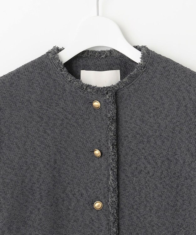 自由区 L 【SHIHOさん着用】ブライトリングツイード ジャケット スレート