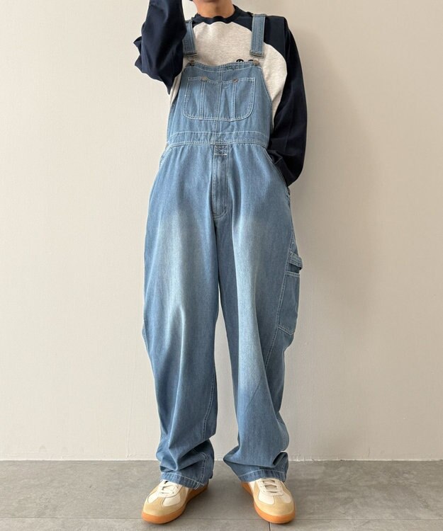 WEGO オーバーオール デニム淡色