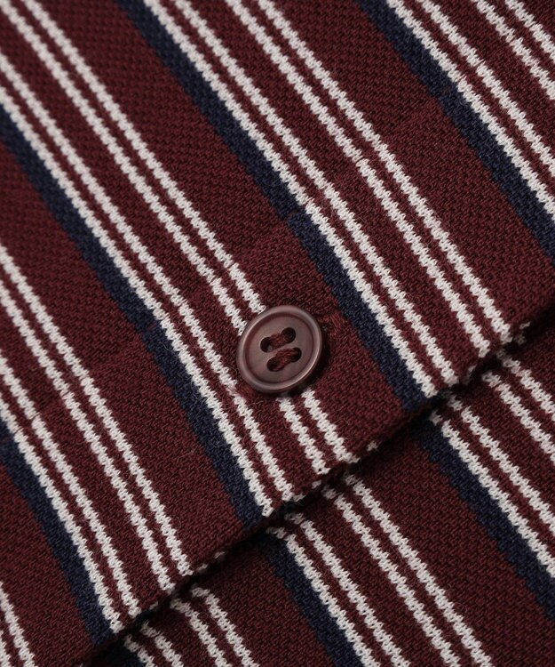earth music&ecology ラガーポロシャツ Bordeaux