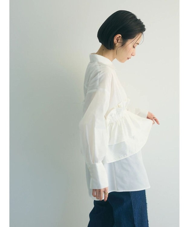 Green Parks armonia.ビスチェセットシャツチュニック White