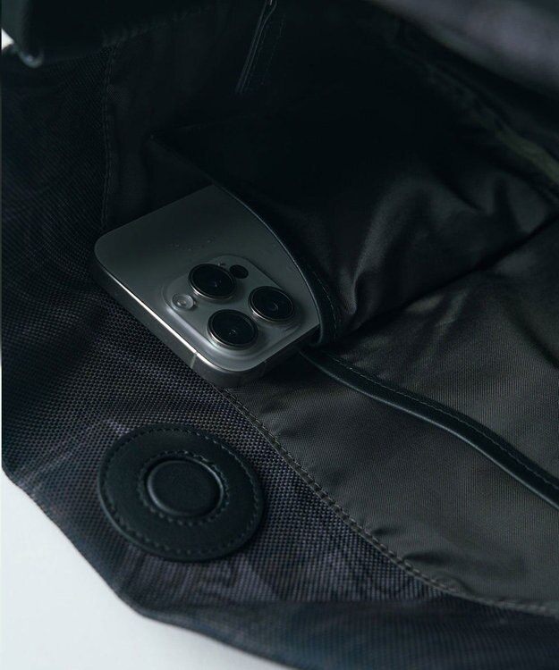 MIYABIYA LAQUOH マーブル墨流し ワンショルダーS カーキ