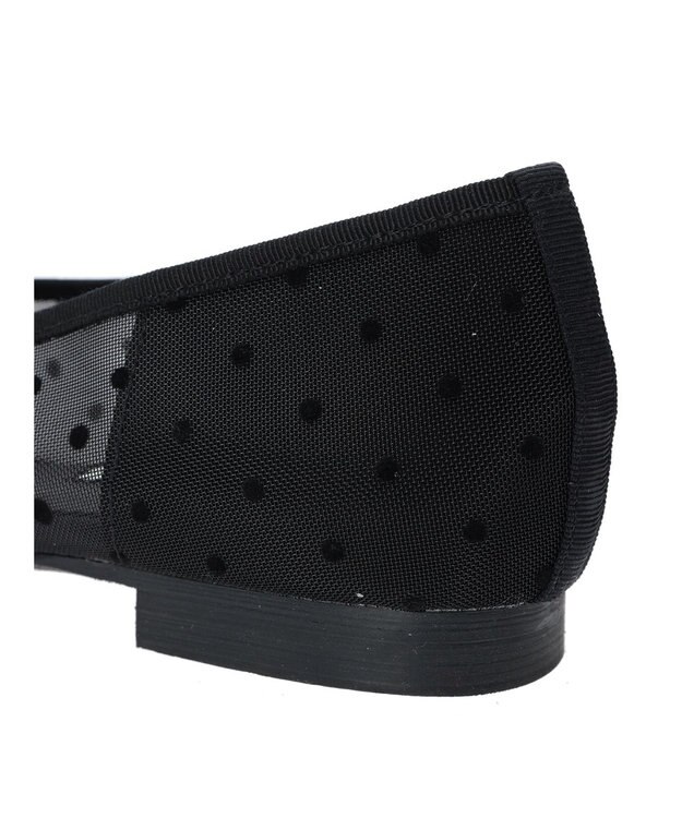AMERICAN HOLIC チュールドットフラットシューズ Black
