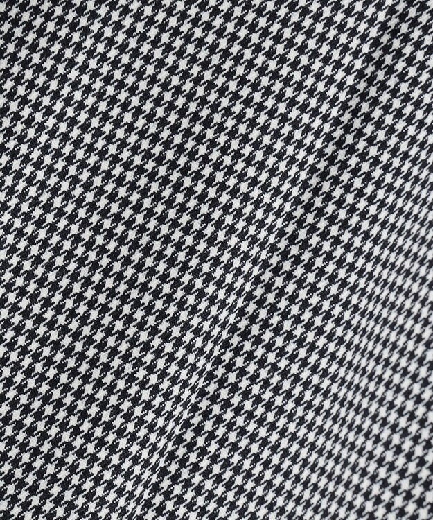 J.PRESS LADIES L 【洗える】シャークスキンハウンドトゥース テーパード パンツ ネイビー系3