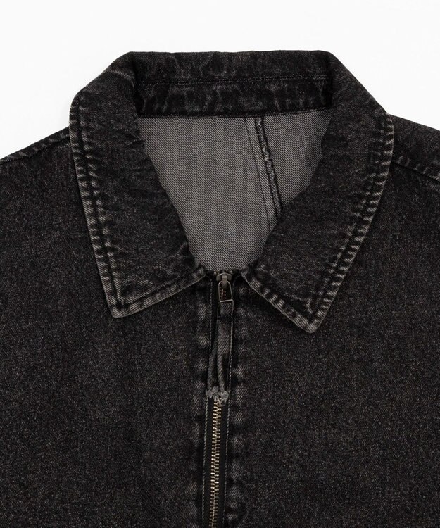 WEGO 【ユニセックス着用ITEM/MLサイズ展開】フライトジャケット デニムブラックソノタ