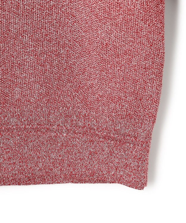 J.PRESS MEN ギマコットンカノコクルーネック ニット レッド系