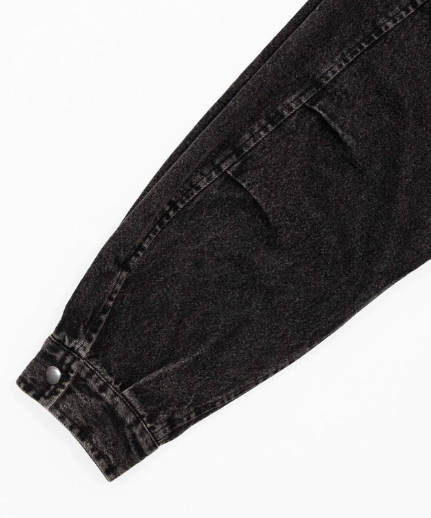 WEGO 【ユニセックス着用ITEM/MLサイズ展開】フライトジャケット デニムブラックソノタ