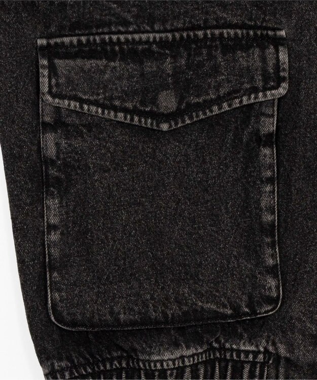 WEGO 【ユニセックス着用ITEM/MLサイズ展開】フライトジャケット デニムブラックソノタ