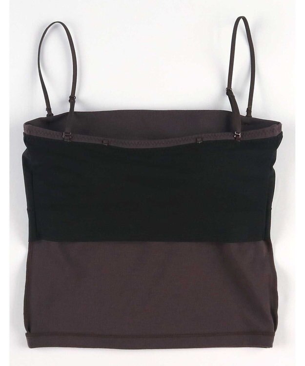 AMPHI カップ付きインナー 【ブラトップ】 ストラップ取り外し可 上向きで立体的なバストシルエット しめつけ感が少ない 脇スッキリ JWG102 アンフィ／ワコール ブラウン