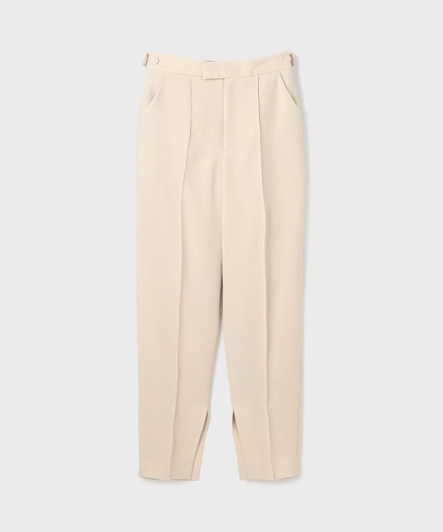 GRACE CONTINENTAL インサイドスリットスリムパンツ ベージュ