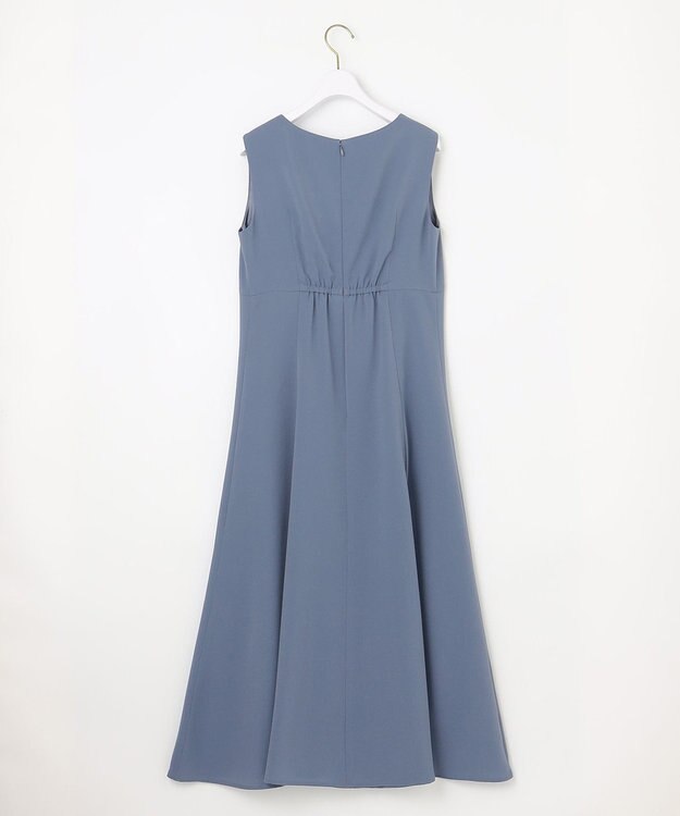 ANY SIS 【Lily Calin】レーストップス×マーメイド ドレス セット スモーキーブルー×スモーキーブルー