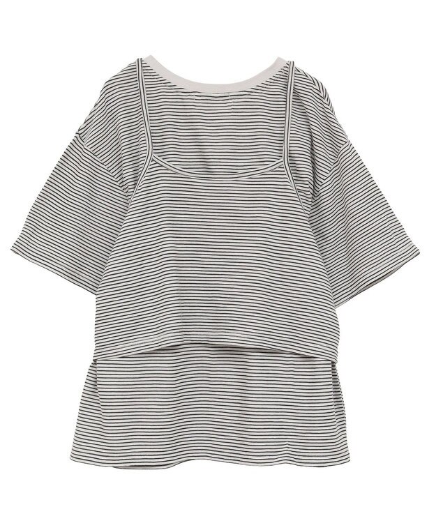 AMERICAN HOLIC 【2点セット】キャミレイヤードTシャツ Brown