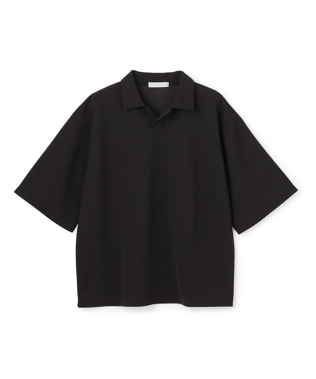 UNFILO MENS さらさらドライ クリーンポロ ブラック