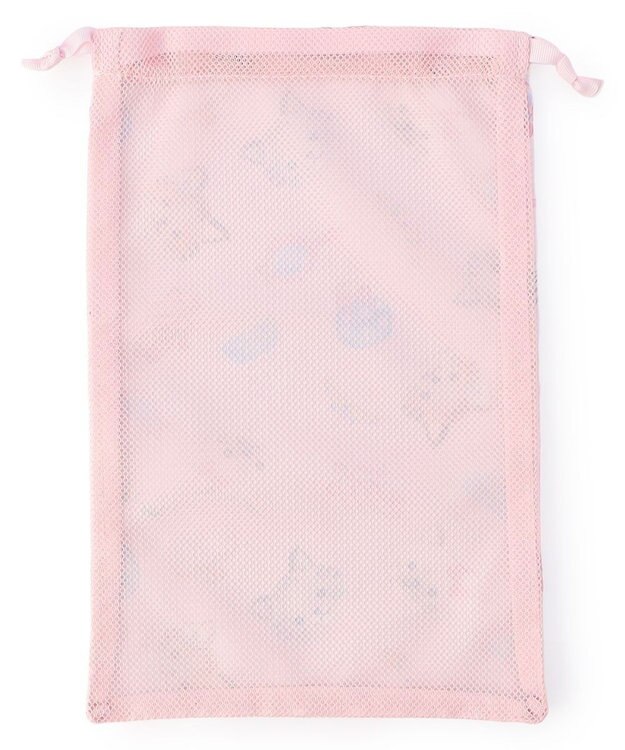 Chacott Cat半メッシュ巾着M ロイヤルピンク