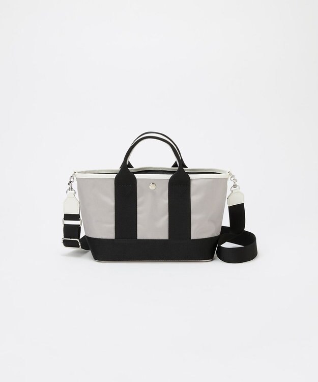 TOPKAPI 【Breath TOPKAPI sis】【WEB限定】 ナイロン ミニ トートバッグ ショルダー付き 軽量 / SCOTCH GRAIN スコッチグレイン グレージュ