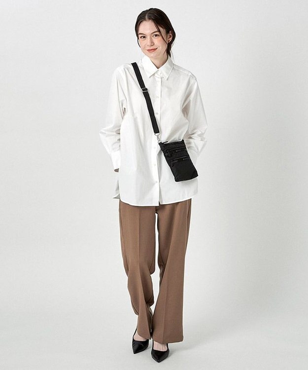 LeSportsac 3 ZIP CROSSBODY/リサイクルドブラックJP リサイクルドブラックJP