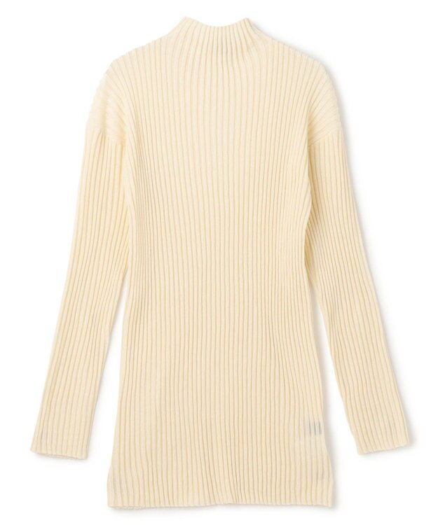 uncrave シアーストライプニット タートルトップス オフ