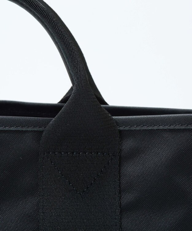 TOPKAPI 【Breath TOPKAPI sis】【WEB限定】 ナイロン ミニ トートバッグ ショルダー付き 軽量 / SCOTCH GRAIN スコッチグレイン ブラック