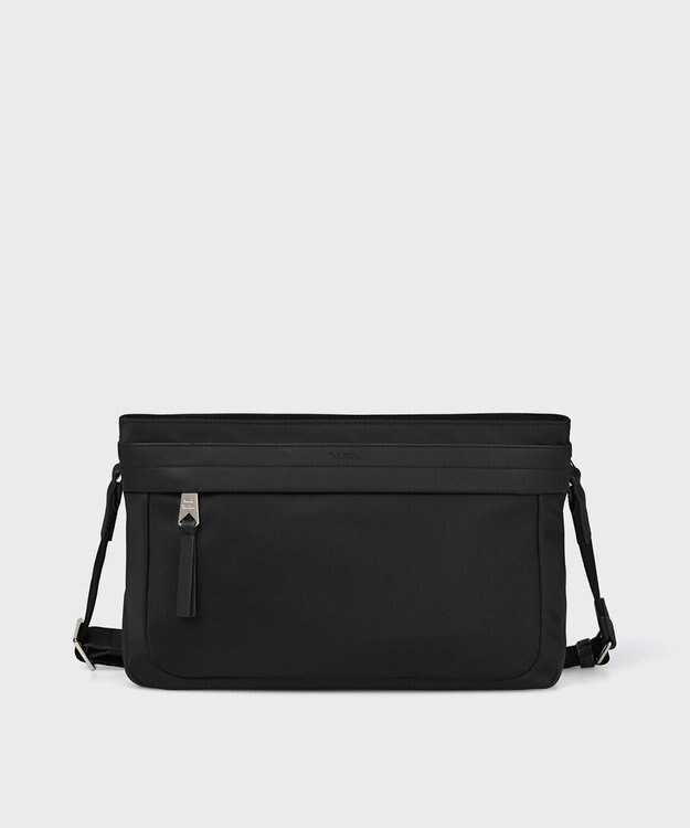 Paul Smith ナイロンブライトストライプトリム SS25 2WAYミニショルダーバッグ ブラック