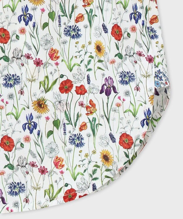 Paul Smith リバティプリント 半袖シャツ ホワイト