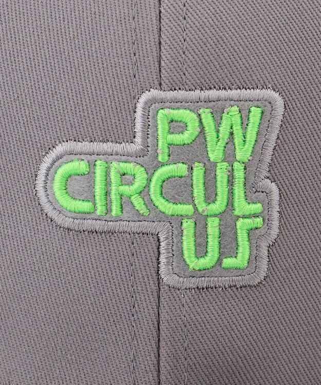 PW CIRCULUS 【UNISEX】 ロゴ刺繍キャップ グレー系
