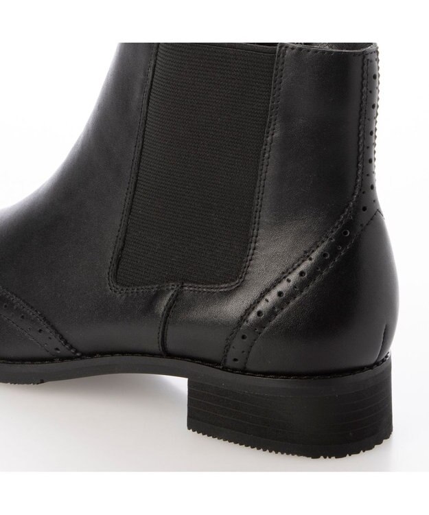 ing <ing>サイドゴアトラッドショートブーツ ブラック