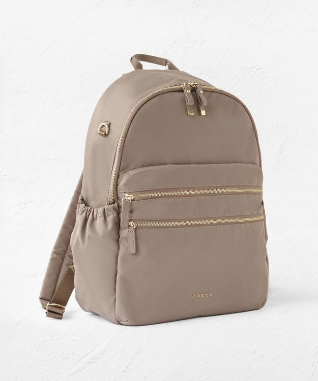 TOCCA 【撥水・A4サイズ対応】ET RUE BACKPACK バックパック ベージュ系
