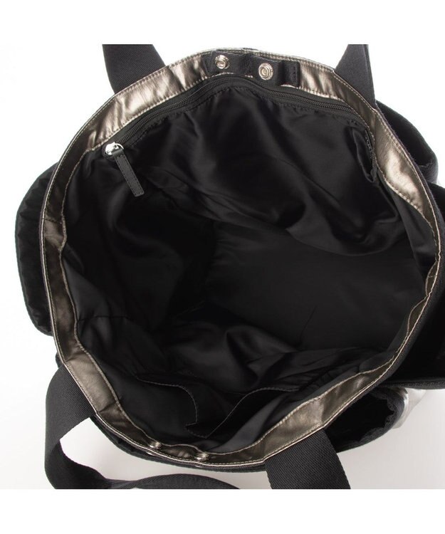 Y'SACCS コーティングワッシャートート Lサイズ ガンメタリック