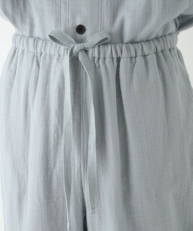 UCHINO マシュマロガーゼ ベーシック メンズパジャマ ライトグリーン