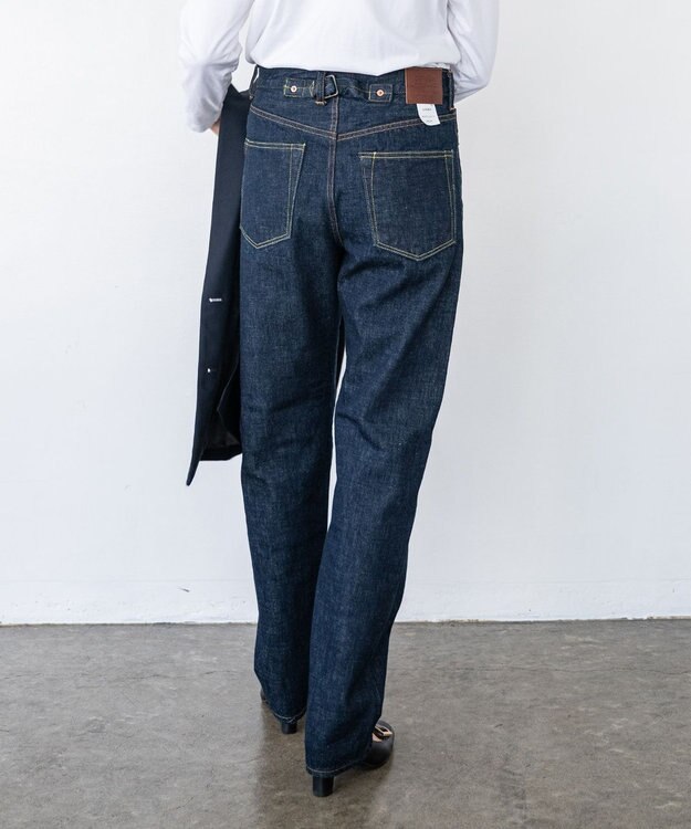 caqu boy`s cutⅡ テーパードストレートデニム ワンウォッシュ rinse