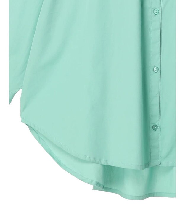 earth music&ecology ポプリンボックスシャツ Mint