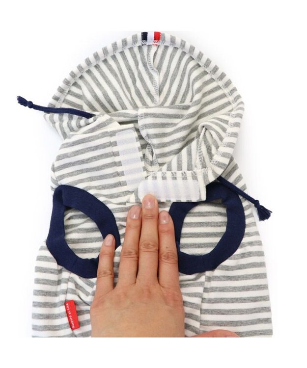 PET PARADISE リサとガスパール パーカー 《親友 ボーダー柄》【小型犬】 マルチカラー