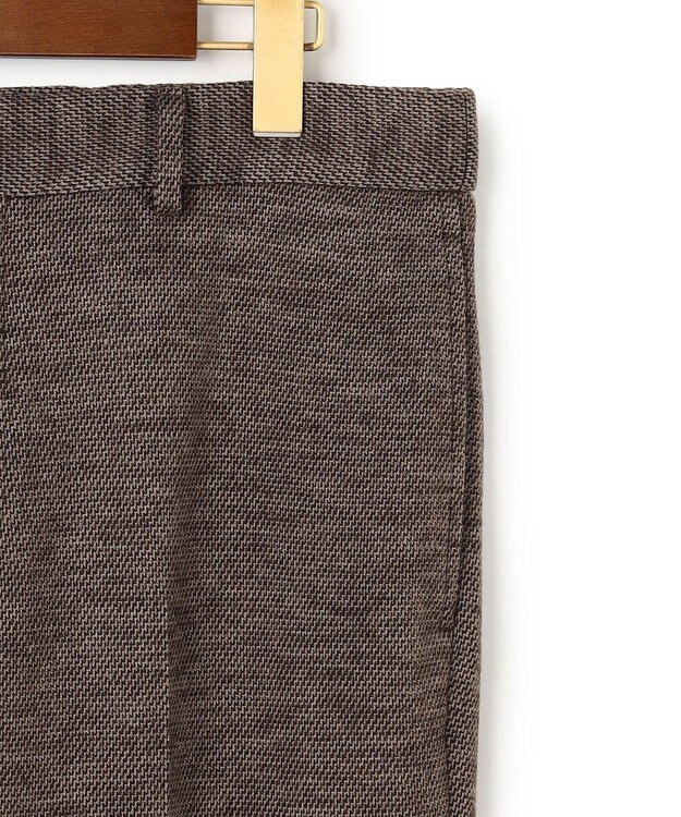 J.PRESS MEN 【セットアップ対応 / ストレッチ】SOFAニット ハイグレードジャージー スラックス ブラウン系8