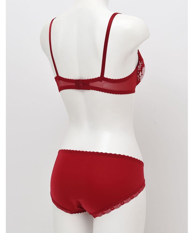 Wing WEB限定　ブラ＆ショーツセット　3/4カップブラ　ウイング／ワコール　CB3710 レッド