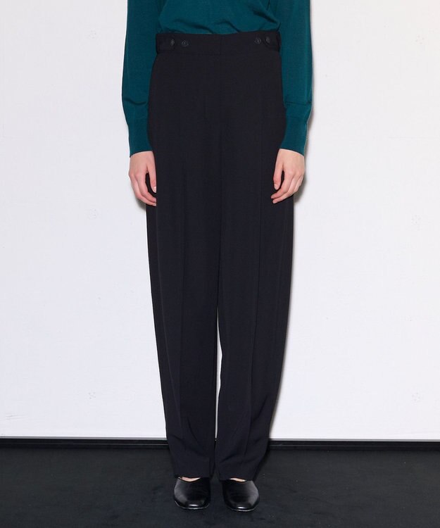 JOSEPH ドレーピーウールビスコース　トラウザーズ Black