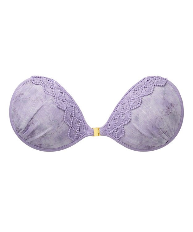 BRADELIS New York 【NuBra / ボリュームアップ】パテッドヌーブラ マーブルレース パープル