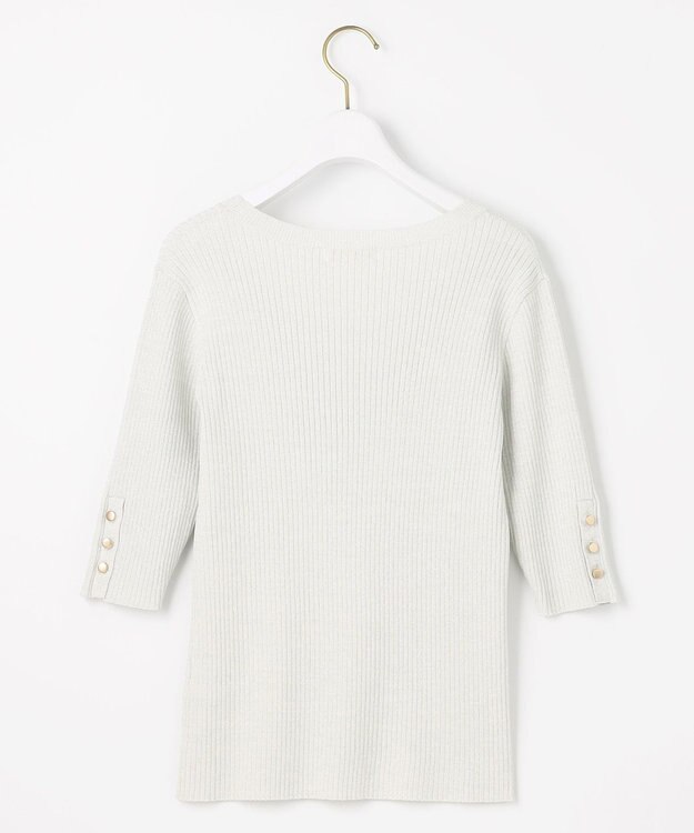 ANY SIS L 【洗える・2SET】カットデザインスタイルアップ ワンピース×ニット モカ×アイボリー