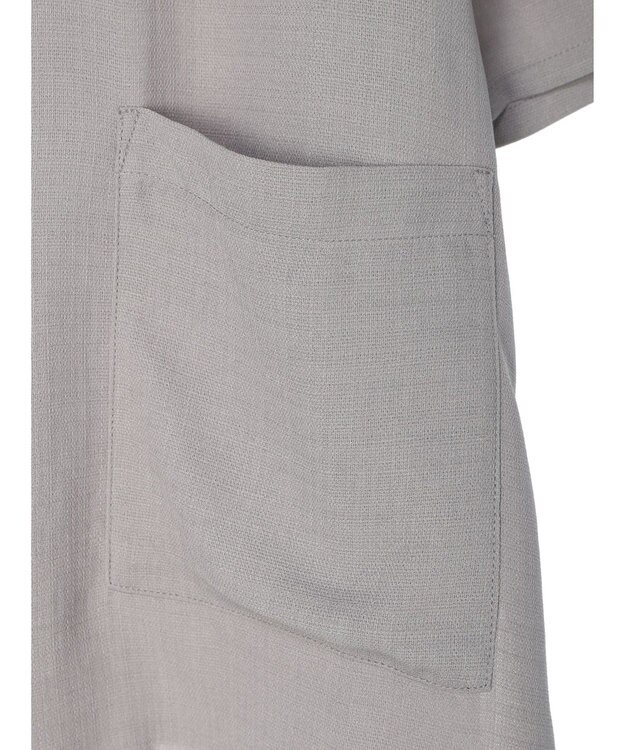 Green Parks 接触冷感　５分袖ジャケット Light Gray