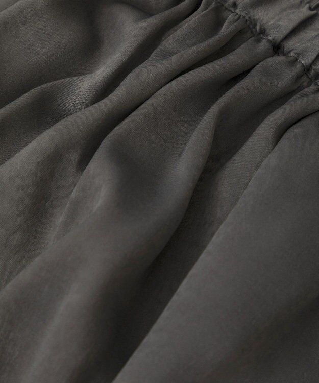 AMERICAN HOLIC 【選べる丈2サイズ】マットサテンスカーチョ Black