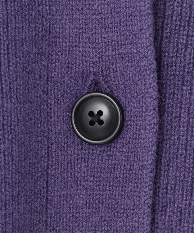 NAVE ウールカシミヤカーディガン ライラック系