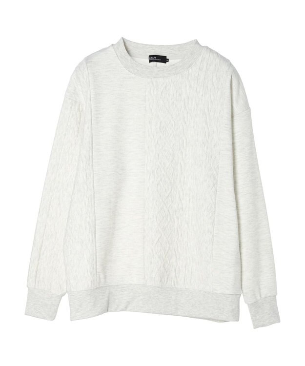 CRAFT STANDARD BOUTIQUE ＪＱカット切り替えプルオーバー2 Oatmeal