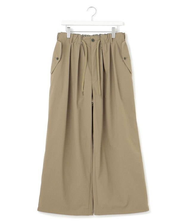 J.PRESS YORK STREET 【UNISEX】ナイロンタスランドライストレッチワッシャー イージーパンツ カーキ系