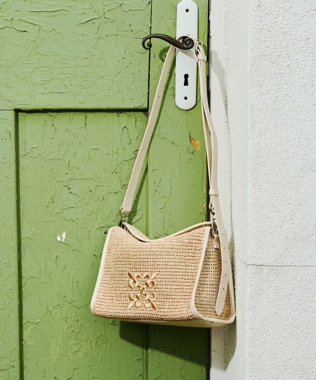  ナイロンラフィアショルダーバッグ(CE-1713)